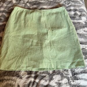 Harold's Light Green Mini Skirt